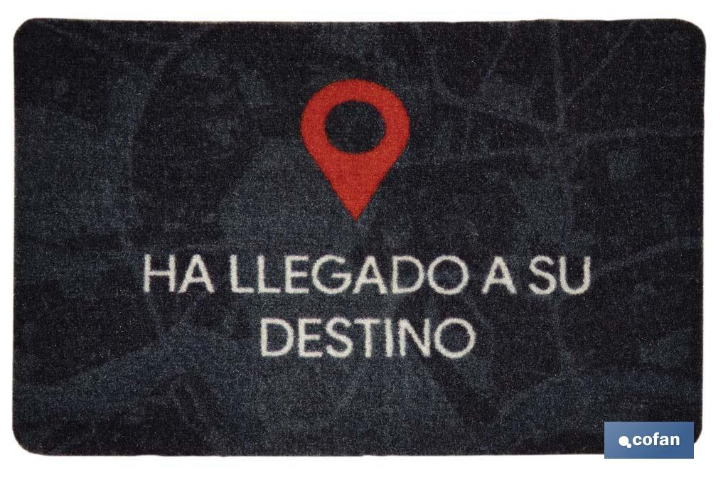 FELPUDO ESTAMPADO DIGITAL DESTINO 40x60