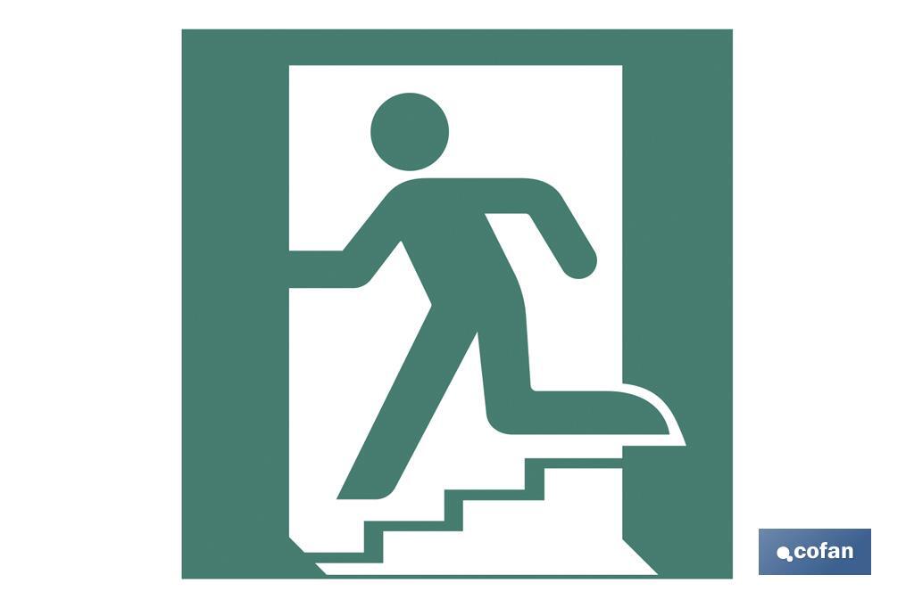 SEÑAL LUMINISCENTE 210X210MM