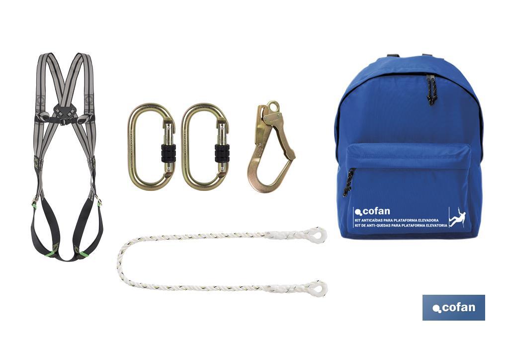 KIT ANTICAÍDAS PARA PLATAFORMA ELEVADORA (PACK: 1 UDS)