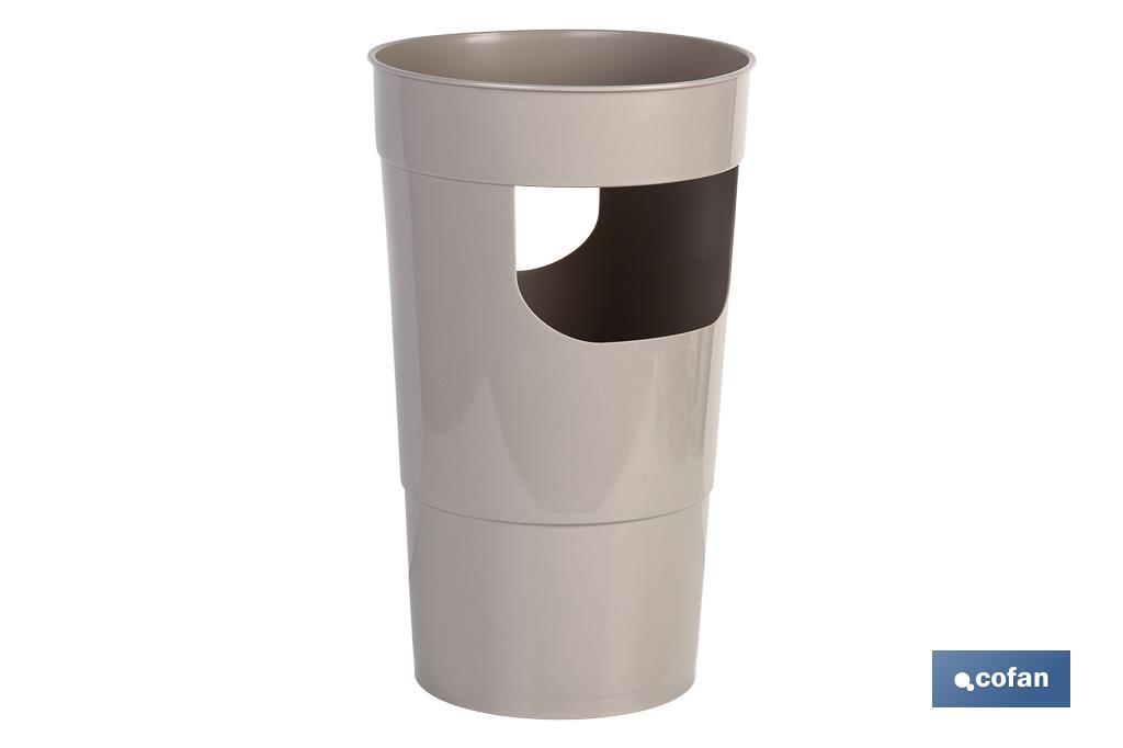 PARAGÜERO DE POLIPROPILENO COLOR CREMA 27 X 20,6 X 45 cm (PACK: 6 UDS)