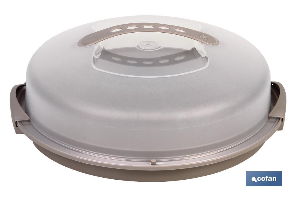 TARTERA  REDONDA PAVLOVA OPACA ASAS CREMA  34.5X11CM (PACK: 6 UDS)