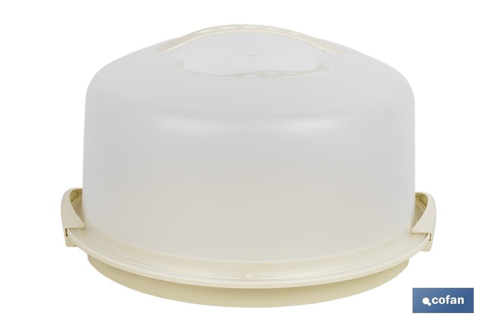 TARTERA REDONDA PAVLOVA OPACA  ASAS  CREMA CLARO 34,5 X 18,5 cm (PACK: 6 UDS)