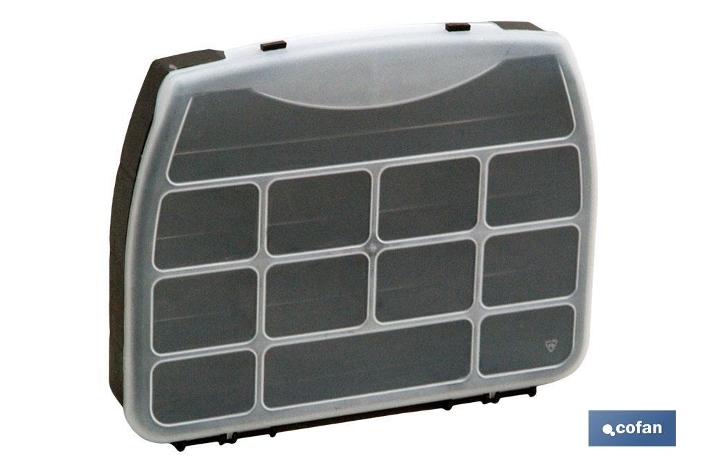 ESTUCHE 12 COMPARTIMENTOS 250 x 200 x 44 mm