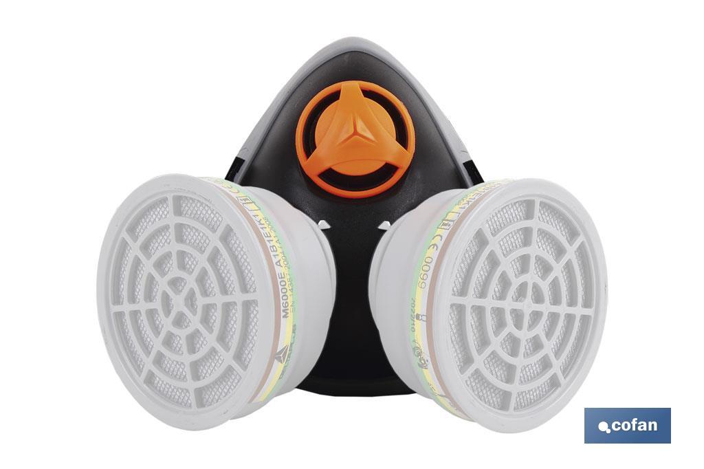 MASCARILLA SILICONA DOBLE FILTRO (PACK: 1 UDS)