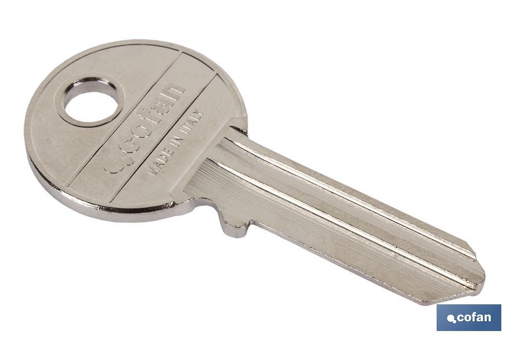 LLAVE SERRETA EN BRUTO CERRADURA PERSIANA (PACK: 5 UDS)