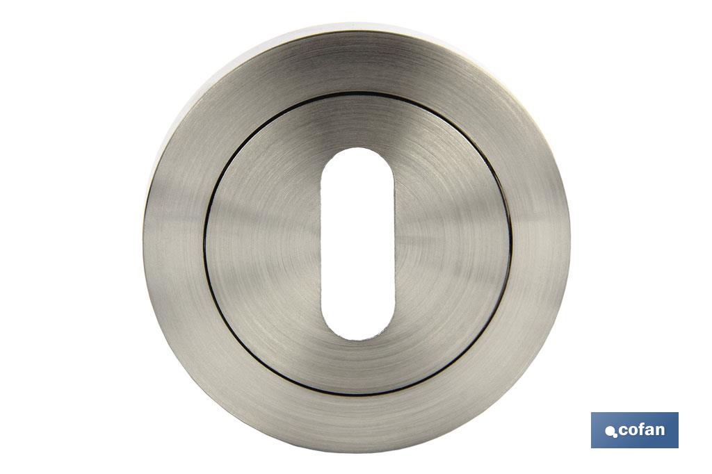 BOCALLAVE ROSETA 50MM NIQUEL SATINADO (PACK: 1 UDS)