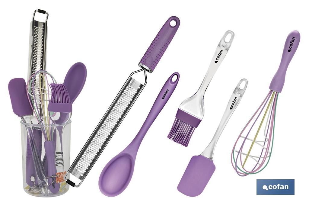 PACK DE 6  UTENSILIOS DE REPOSTERÍA GAMA VERGINI (PACK: 1 UDS)