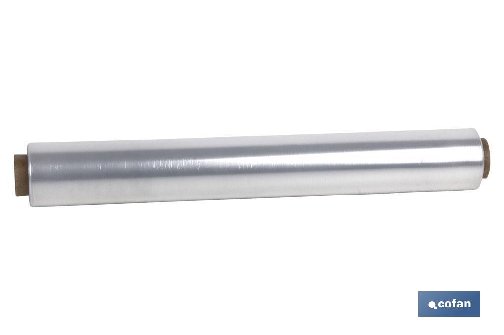 FILM TRANSPARENTE DOMÉSTICO CON ESTUCHE MICROCANAL 100M (PACK: 1 UDS)