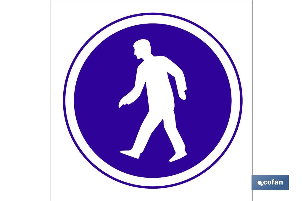 SEÑAL ADHESIVA 148X148 (PACK: 1 UDS)