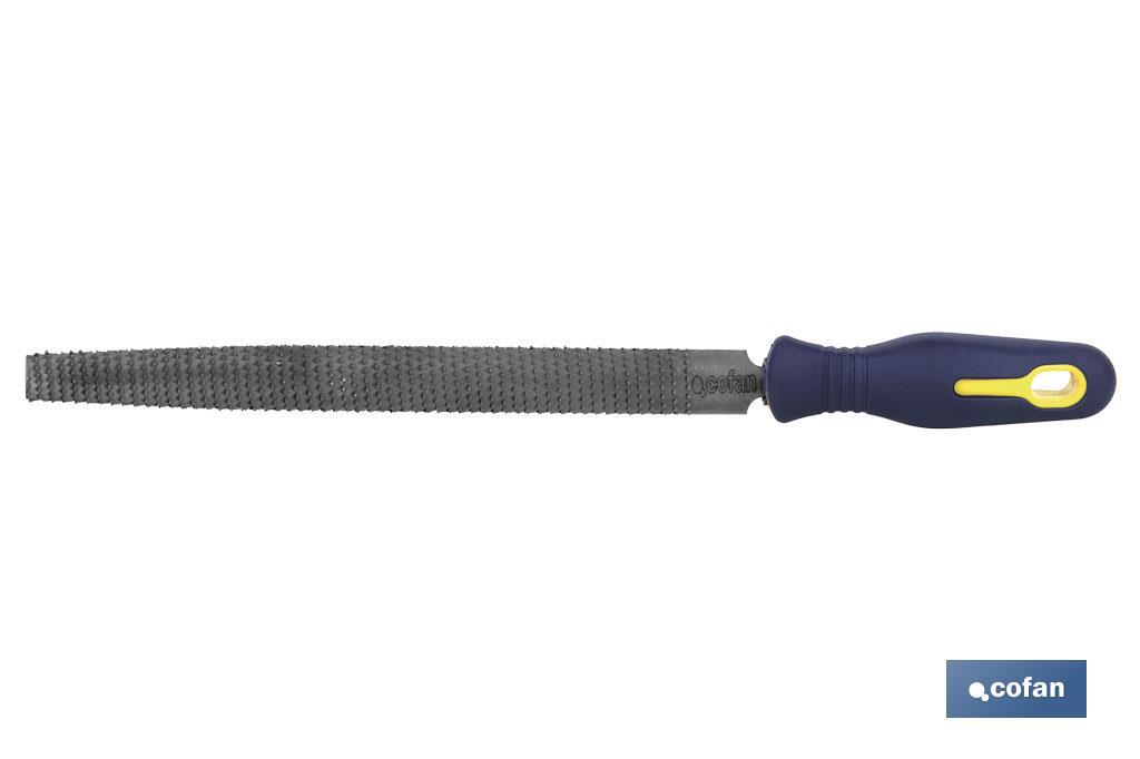 Escofina media caña | Varias medidas y modelos | Mango intercambiable y ergonómico